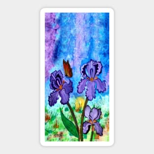 Iris at Sunrise Sticker